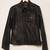 Men's classic motorcycle  black color jacket pure lambskin  biker jacket