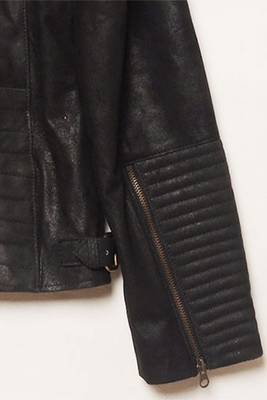 men's black lambskin leather biker jacket classic moto zip style modern ultimate 3