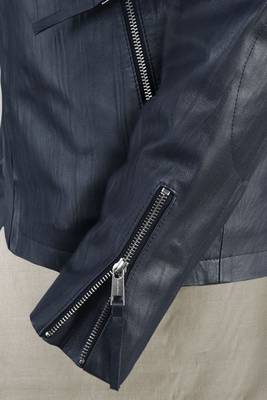 men's black lambskin leather biker jacket classic moto zip style modern featured 4