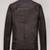 Men's collar brown lambskin leather biker jacket  slim fit moto style
