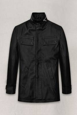 men's black lambskin leather biker jacket classic moto zip style stylish premium 1