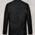 Stylish black button zip lambskin leather biker jacket  slim fit moto style