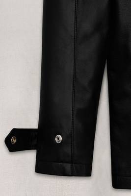 men's black lambskin leather biker jacket classic moto zip style stylish premium 4