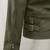 Stylish green zipper lambskin leather biker jacket  slim fit moto style