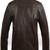 Stylish brown premum lambskin leather biker jacket  slim fit moto style