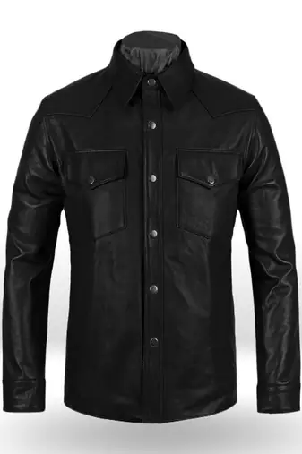 Stylish men's genuine lambskin leather jacket slim fit moto style jacket