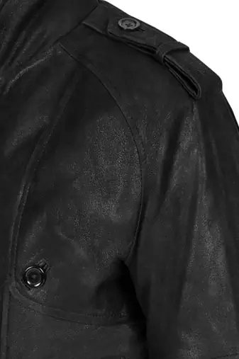 men's black lambskin leather biker jacket classic zip up style stylish