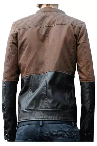 men's black lambskin leather jacket classic zip up style modern unique