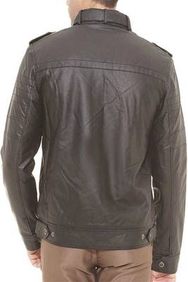men's black lambskin leather jacket classic zip up style modern special 2
