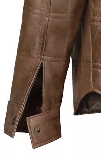 men's brown lambskin leather biker jacket premium quilted design exclusive