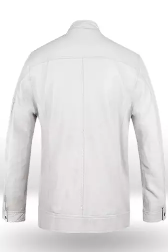 men's white lambskin leather biker jacket classic moto zip style ultimate