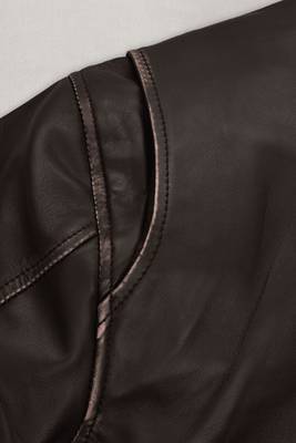 men's black premium lambskin leather jacket vintage inspired look deluxe 2