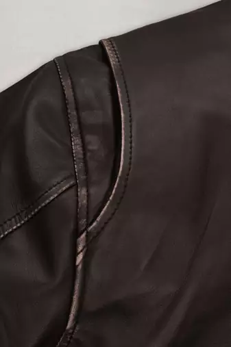 men's black premium lambskin leather jacket vintage inspired look deluxe