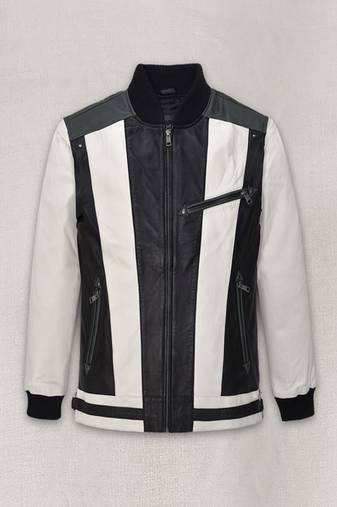 men's white lambskin leather biker jacket classic moto zip style advanced