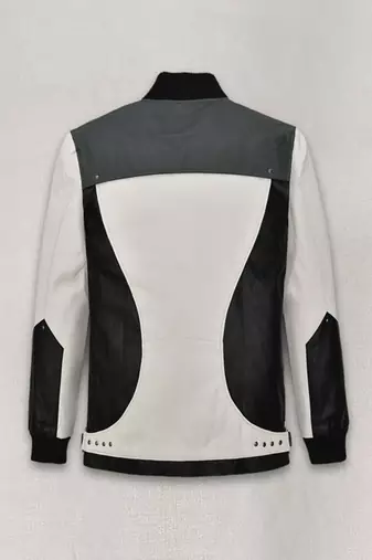 men's white lambskin leather biker jacket classic moto zip style advanced
