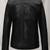 100% genuine pure soft leather  black pure lambskin men's leather jacket