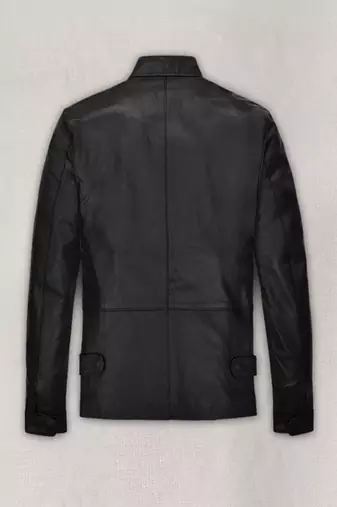 men's black lambskin leather biker jacket classic zip up style superior