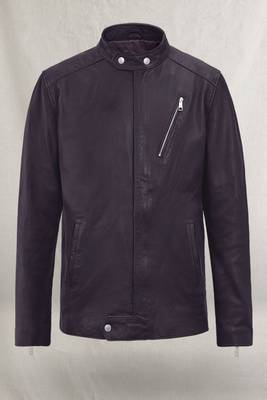 men's dark brown lambskin leather biker jacket classic moto zip authentic 1
