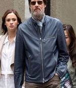 3 zip pockets stylish pure lambskin black leather jacket motorcycle jacket