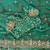 Sea Green color embroidery sequence border work Chiffon Saree