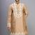 chiku embroidered silk men’s kurta pant set