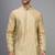 chiku silk kurta pant with embroidered work