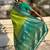 Parrot green woven self design pure silk banarasi saree with blouse
