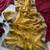 Mustard Color  embroidery work chiffon saree 