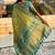 Green woven self design embellished tissue kanjivaram saree with blouse