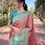 Pink woven self design embellished tissue kanjivaram saree with blouse