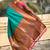 Sea green woven self design pure silk paithani saree with blouse
