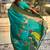 Sea green woven self design pure silk paithani saree with blouse