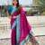 Rani pink woven self design pure silk paithani saree with blouse