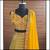 Mustard Yellow Faux Georgette Lehenga Choli with Multicolor Thread & Sequins Embroidery