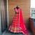 Pink And Orange Faux Georgette Sequins & Zari Embroidered Lehenga Choli Se