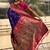 Violet woven self design pure silk paithani saree with blouse