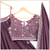 Mauve Wine Star Faux Georgette Sequins & Zari Embroidered Lehenga Choli