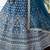 Royal Blue Faux Georgette Sequins & Zari Embroidered Lehenga Choli