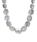 Silver Stones Long Necklace