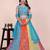 Multicolor Faux Georgette Sequins & Zari Embroidered Lehenga Choli