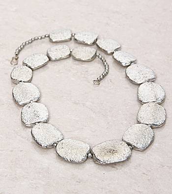 Silver Stones Long Necklace 2