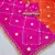 Pink Color gotta work Chiffon Saree