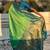 Pista green woven self design pure silk paithani saree with blouse