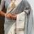 Grey woven self design organza paithani saree with blouse