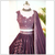 Mauve Wine Star Faux Georgette Sequins & Zari Embroidered Lehenga Choli