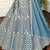 Blue Designer Sequins & Thread Embroidered Lehenga Set