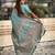Sky blue woven self design pashmina silk saree with blouse
