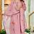 Women's Beautiful Printed Work Chanderi Fabric Straight Kurta Pant and Dupatta Set