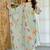 Women's Beautiful Printed Work Chanderi Fabric Straight Kurta Pant and Dupatta Set