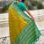Mehendi woven self design silk blend patola saree with blouse